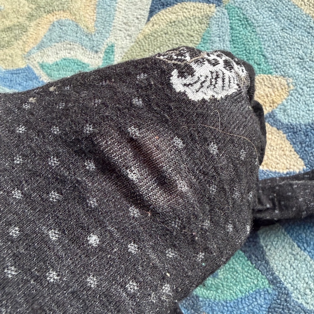 Smartwool Charcoal Patterned Tights size medium - Picture 5 of 5